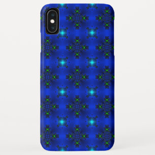 Funda Para iPhone XS Max Flores artdeco en estilo retro