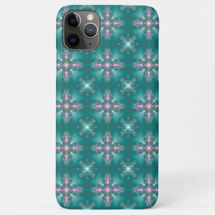Funda Para iPhone 11 Pro Max Flores artdeco en estilo retro