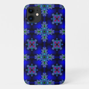 Funda Para iPhone 11 Flores artdeco en estilo retro