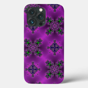 Funda Para iPhone 13 Pro Flores artdeco en estilo retro