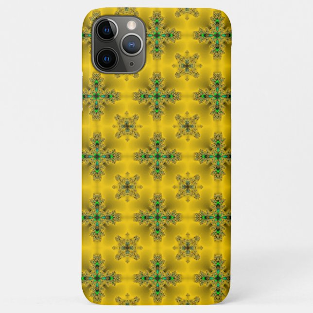 Funda De Case-Mate Para iPhone Flores artdeco en estilo retro (Reverso)