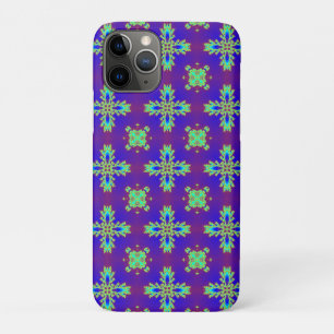 Funda Para iPhone 11 Pro Flores artdeco en estilo retro