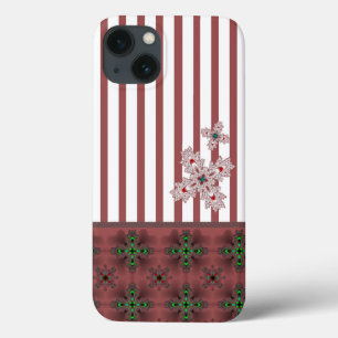Funda Para iPhone 13 Flores artdeco en estilo retro