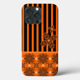 Funda Para iPhone 13 Pro Flores artdeco en estilo retro