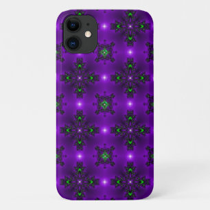 Funda Para iPhone 11 Flores artdeco en estilo retro