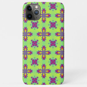 Funda Para iPhone 11 Pro Max Flores artdeco en estilo retro