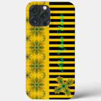 Flores artdeco en estilo retro , Añadir tu nombre