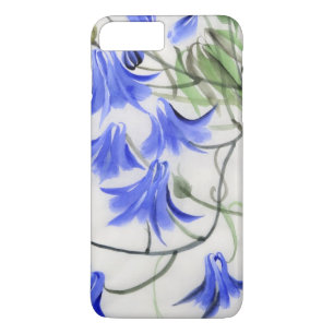 Funda Para iPhone 8 Plus/7 Plus Flores azules