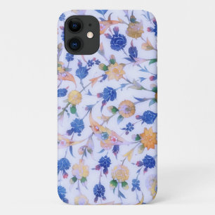 Funda Para iPhone 11 Flores azules de estilo vintage Flores Floral Arte