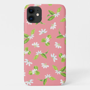 Funda Para iPhone 11 Flores blancas de naúpaka hawaiana