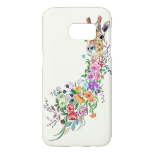 Funda Para Samsung Galaxy S7 Flores Bouquet Giraffe estuche para iPhone