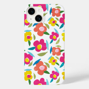 Funda Para iPhone 14 De Case-Mate Flores brillantes en blanco