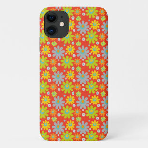 Funda Para iPhone 11 Flores Coloridas, Flores, Patrón De Flores