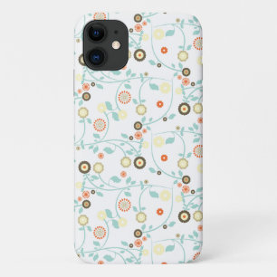 Funda Para iPhone 11 Flores Coloridas, Flores, Patrón De Flores