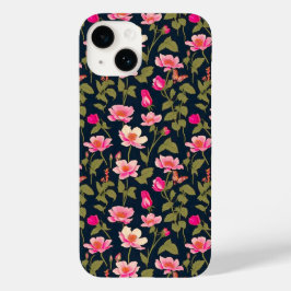 Funda Para iPhone 14 De Case-Mate Flores coloridas-Patrón floral 22 - Estuche Iphone