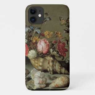 Funda Para iPhone 11 Flores, conchas e insectos Balthasar van der Ast