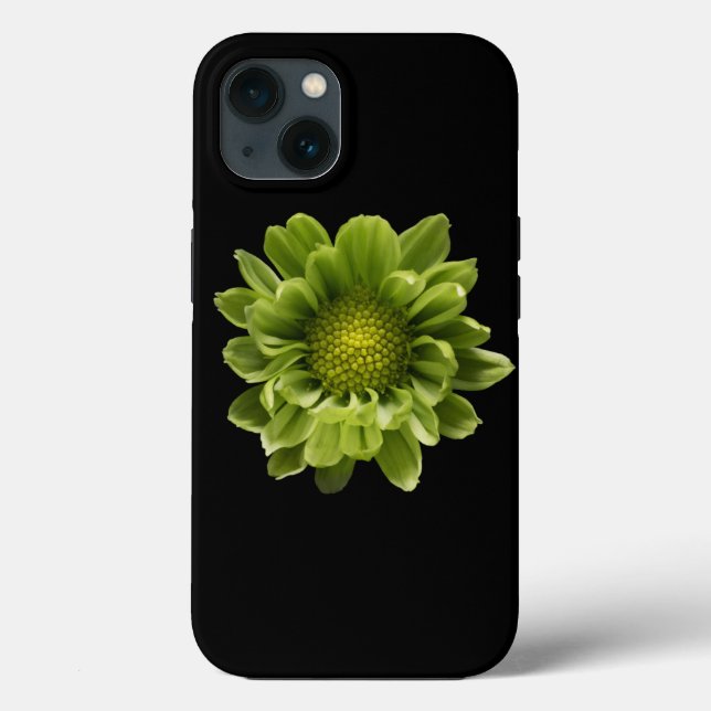 Funda De Case-Mate Para iPhone Flores | Crisantemo verde (Reverso )