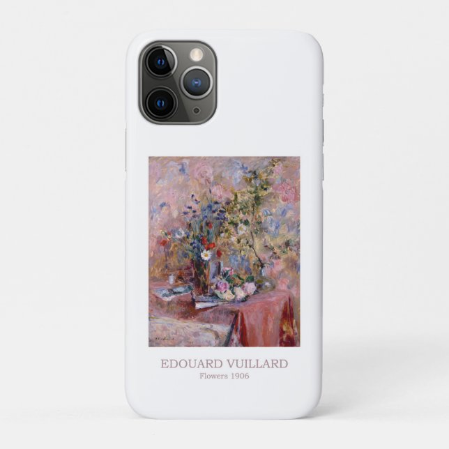 Funda De Case-Mate Para iPhone Flores de 1906 por Edouard Vuillard (Reverso)