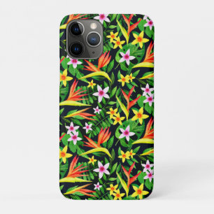 Funda Para iPhone 11 Pro Flores De Acuarela Y Frutas Patrón Floral-23768