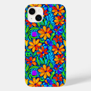 Funda Para iPhone 14 Plus De Case-Mate Flores de arte popular de colores vivos