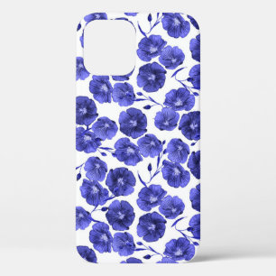 Funda Para iPhone 12 Flores de campo acuarelas: papel de fondo botánico