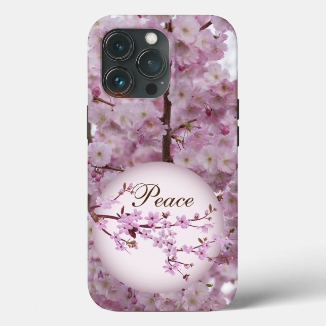 Funda De Case-Mate Para iPhone Flores de cerezo (Reverso )