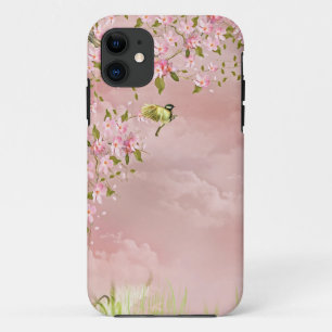 Funda Para iPhone 11 flores de cerezo en el cielo