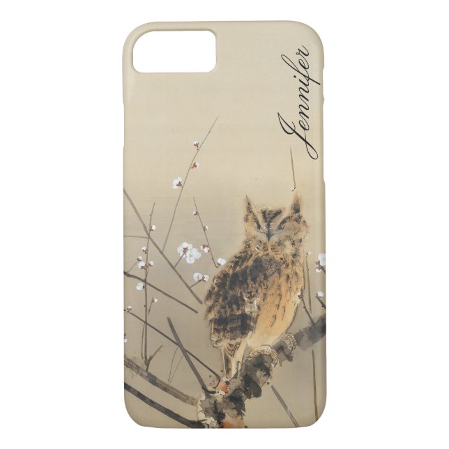 Funda De Case-Mate Para iPhone Flores de ciruelas de ciruelas antiguas personaliz (Reverso)