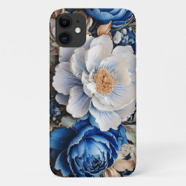 Funda Para iPhone 11 Flores de color de agua en flor