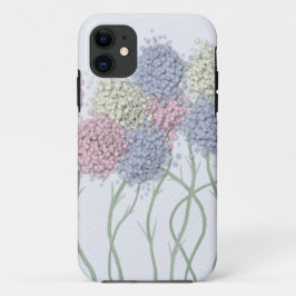 Funda Para iPhone 11 Flores de color pastel de bonito