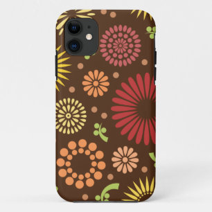 Funda Para iPhone 11 Flores de color vintage