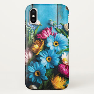 Funda Para iPhone XS Flores de colores