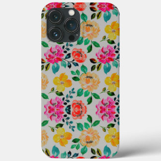 Funda Para iPhone 13 Pro Max Flores de colores espectaculares