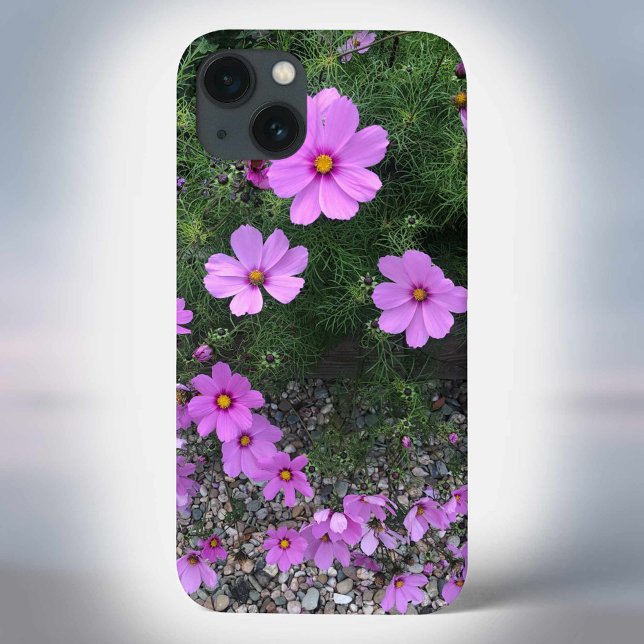 Funda De Case-Mate Para iPhone Flores de cosmos con guijarros (Subido por el creador)