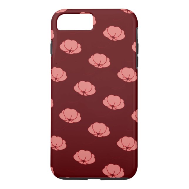Funda De Case-Mate Para iPhone Flores de crisantemo japonesas rosadas (Reverso)