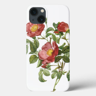 Funda Para iPhone 13 Flores de época rosa de amor rojo floral de Redout