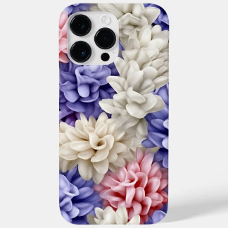 FUNDA PARA iPhone 14 PRO MAX DE Case-Mate FLORES DE HACYNTH DE OBSERVACIÓN 3D COLORADOS POR 