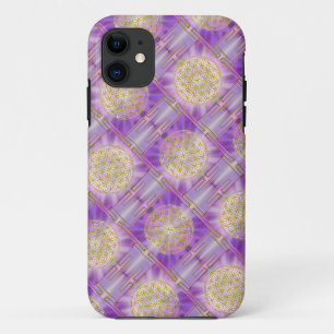 Funda Para iPhone 11 FLORES DE LA VIDA - Yantra patrón ininterrumpido