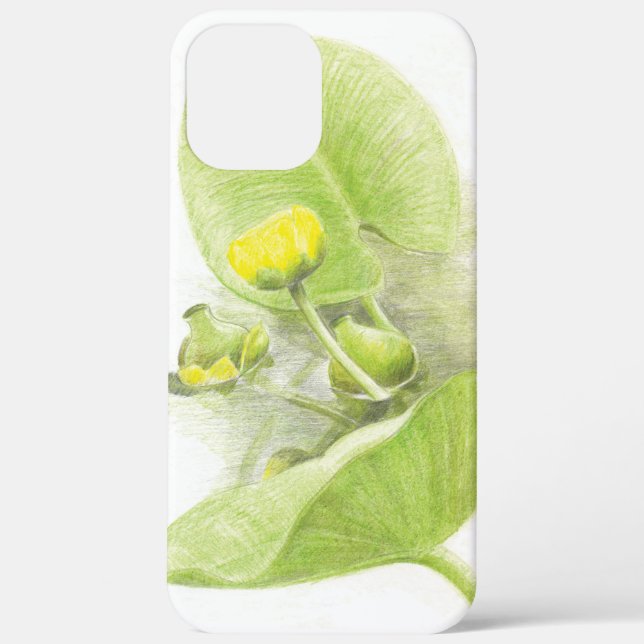 Funda De Case-Mate Para iPhone Flores de lirios (Reverso )