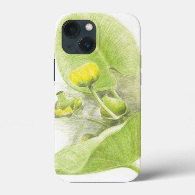 Funda De Case-Mate Para iPhone Flores de lirios (Reverso )