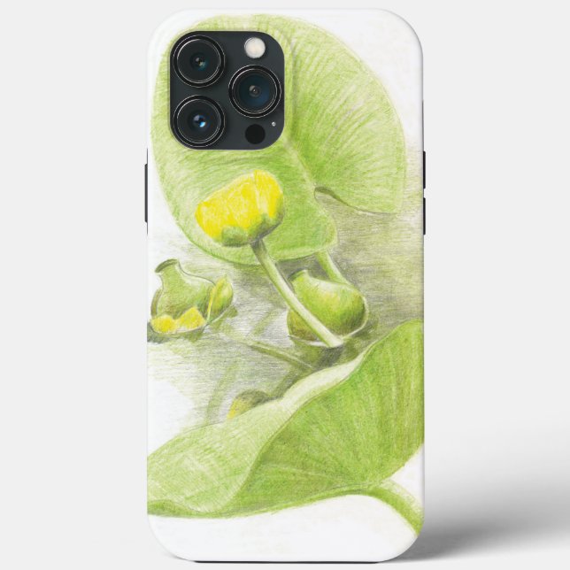 Funda De Case-Mate Para iPhone Flores de lirios (Reverso )