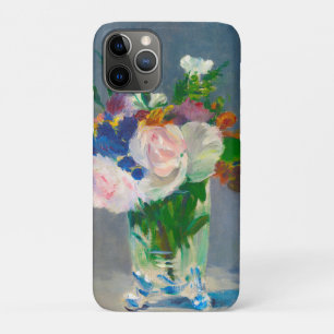 Funda Para iPhone 11 Pro Flores de manet en una maleta de cristal