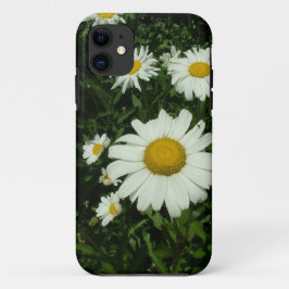 Funda Para iPhone 11 flores de margarita blancas de bonito.