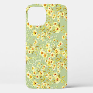 Funda Para iPhone 12 Flores de margarita: Las Acuarelas Oscuras Sin Mar