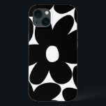 Funda Para iPhone 13 Flores de margarita retro en blanco y negro #1 #fl<br><div class="desc">Flores de margarita retro en blanco y negro #1 #floral</div>