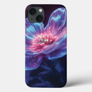 Funda Para iPhone 13 "Flores de neón brillantes - Encantadoras Floracio