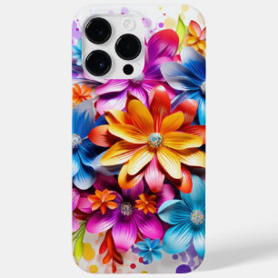 FUNDA PARA iPhone 14 PRO MAX DE Case-Mate FLORES DE OBSERVACIÓN 3D DE COLORES BRILLANTES