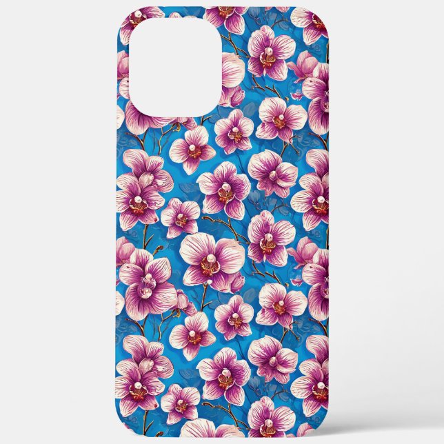 Funda De Case-Mate Para iPhone flores de orquídeas hermosas (Reverso )