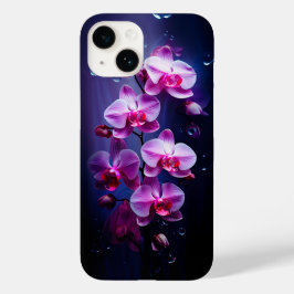Funda Para iPhone 14 De Case-Mate Flores de orquídeas rosas de lujo