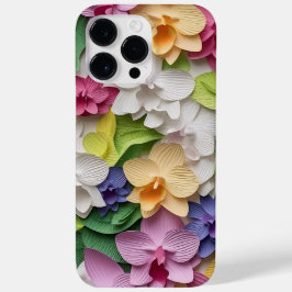 Funda Para iPhone 14 Pro Max De Case-Mate FLORES DE ÓRQUIDOS DE TIPO 3-D DE COLOR bonito